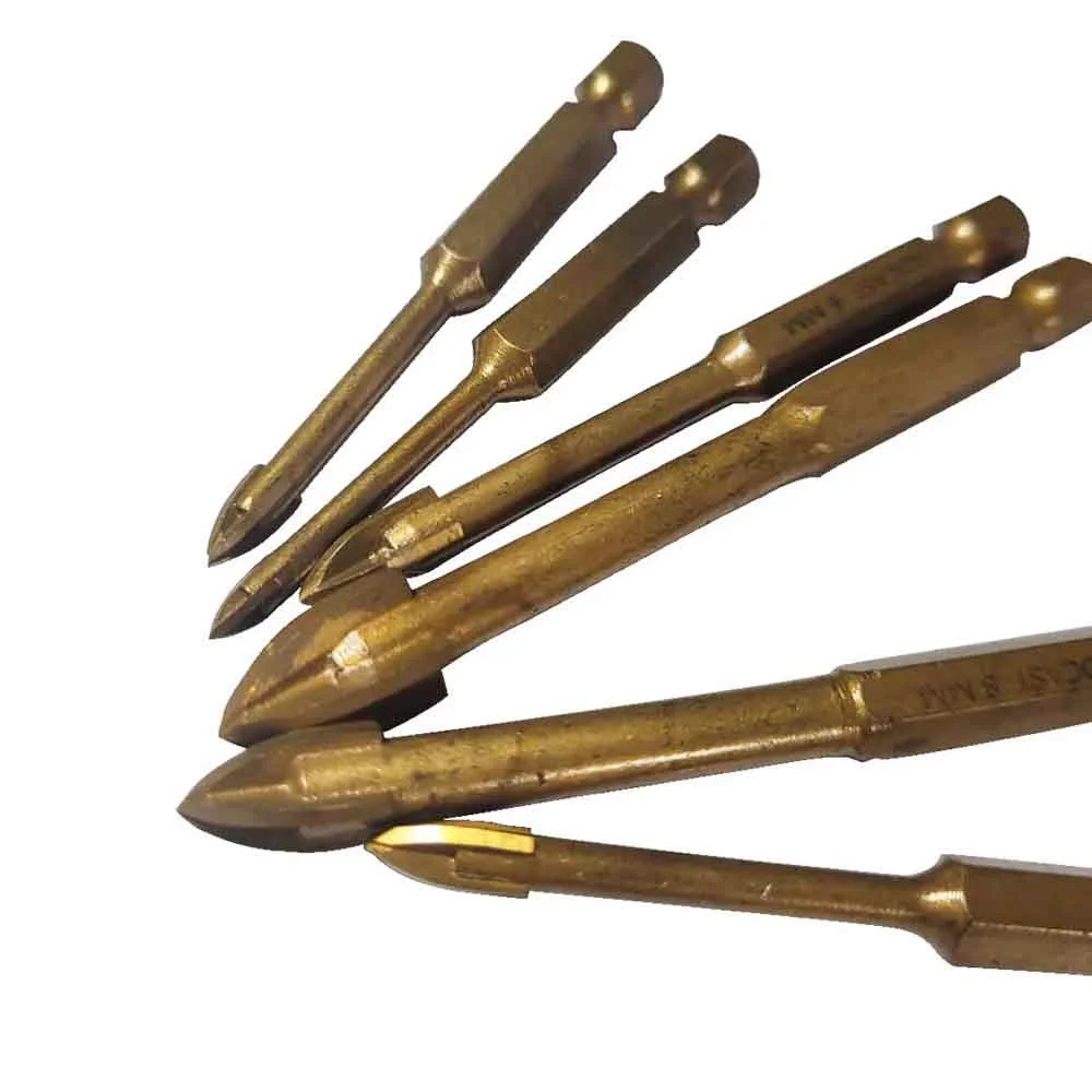 Jogo Broca Cruzada Multimaterial 3.0 A 10.0 Mm 6 Peças